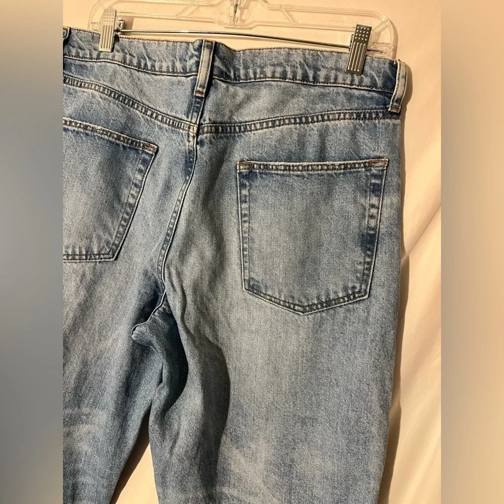TOPMAN Ripped Men’s Blue Jeans w34/L32 #79